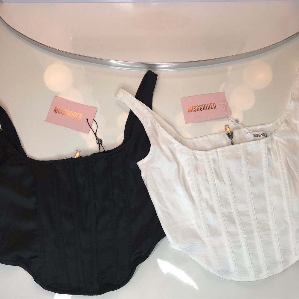 2 Corset Crop Tops
